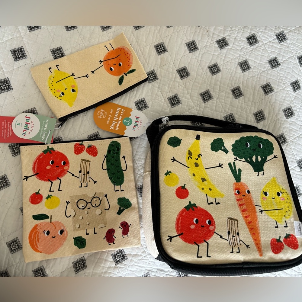 LAST PRICE NWT Danica Jubilee insulated lunch bag and snack bags